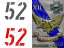 52nd Colth Mobilized badge and banner