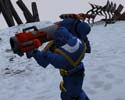 Cleaned Space Marine with Missile Launcher