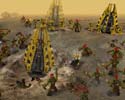 Lamenters Space Marines land in Drop Pods
